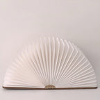 Foldable LED Book Lamp USB Rechargeable Creative Table Lamp Beige