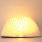 Foldable LED Book Lamp USB Rechargeable Creative Table Lamp Beige
