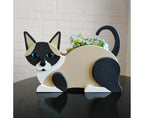 Flower Pot Cat Shape PVC Plant Pot - B