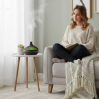 (2-Pack) 550ml Wood-Grain Ultrasonic Aroma Diffuser and Humidifier with 7-Color LED Night Light and Timer for the Bedroom – Light Wood