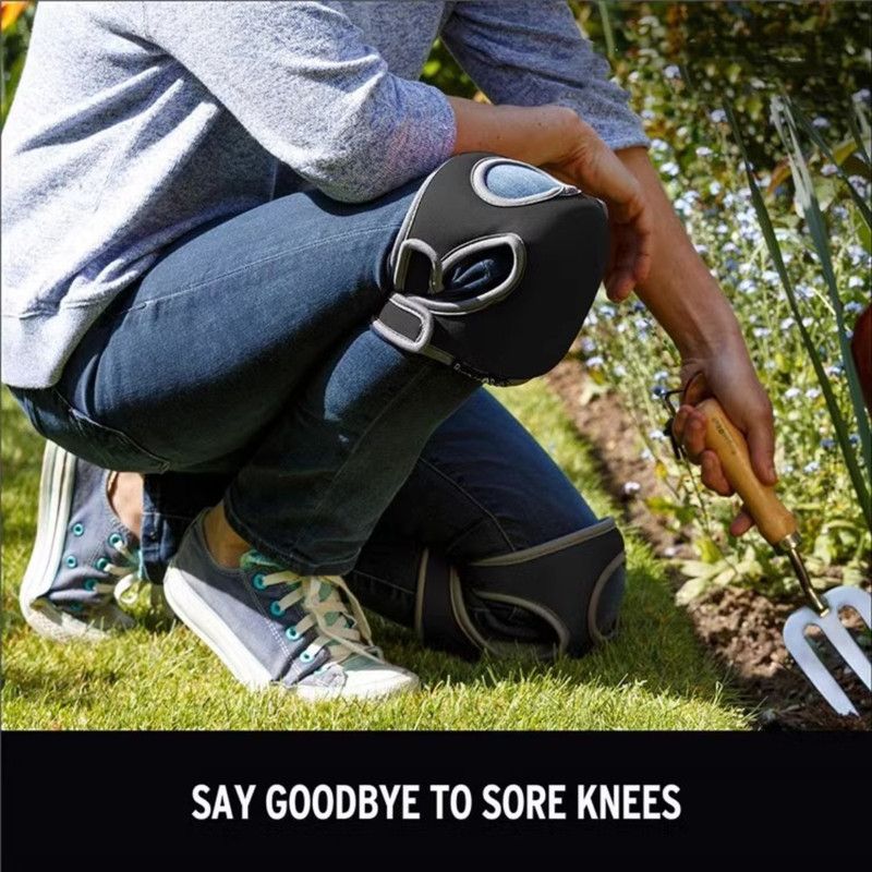 Garden Sponge Knee Pads, Neoprene Anti-Slip Kneeling Cushion, For Gardening, Housework & Outdoor Work (1 Pair) - Purple