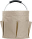 Garden Tool Organizer Bag 17L Collapsible Tool Bag Foldable Tool Organizer Outdoor Camping Portable Shower Caddy Cleaning Supply Caddy with Handle for Home Bathroom Storage Bath Wash Bag（khaki）