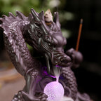 Ceramic Chinese Auspicious Dragon Backflow Incense Burner