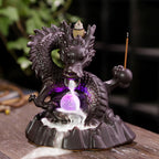 Ceramic Chinese Auspicious Dragon Backflow Incense Burner