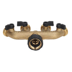 4 Way Water Splitter Brass Ball Valve Distributor for Garden Watering Agricultural Irrigation Car Washing US Style
