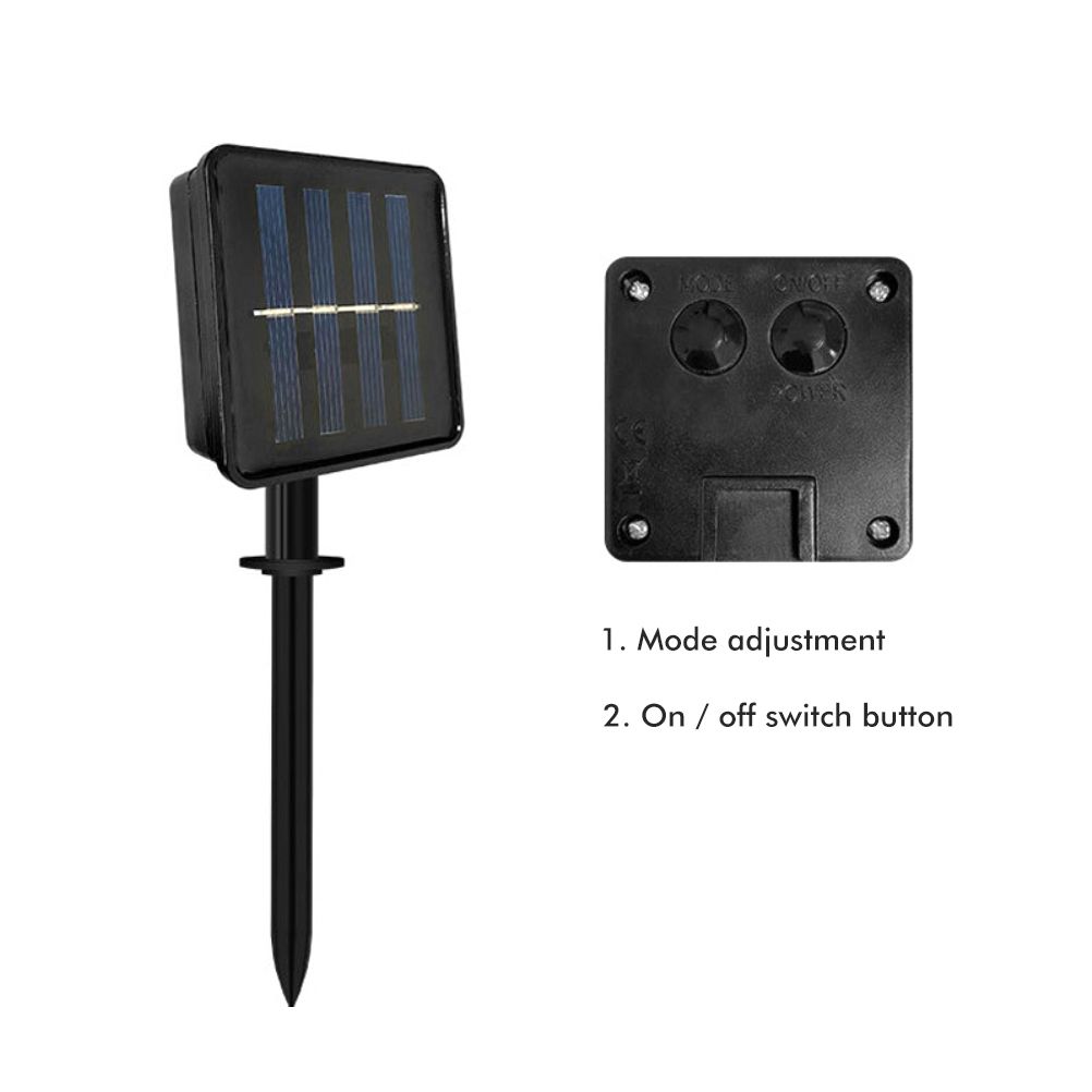 Outdoor Solar Garden Lamp Waterproof Solar Christmas Cane Stake Light Lawn Yard Ornament for Indoor or Outdoor