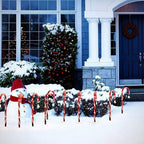 Outdoor Solar Garden Lamp Waterproof Solar Christmas Cane Stake Light Lawn Yard Ornament for Indoor or Outdoor
