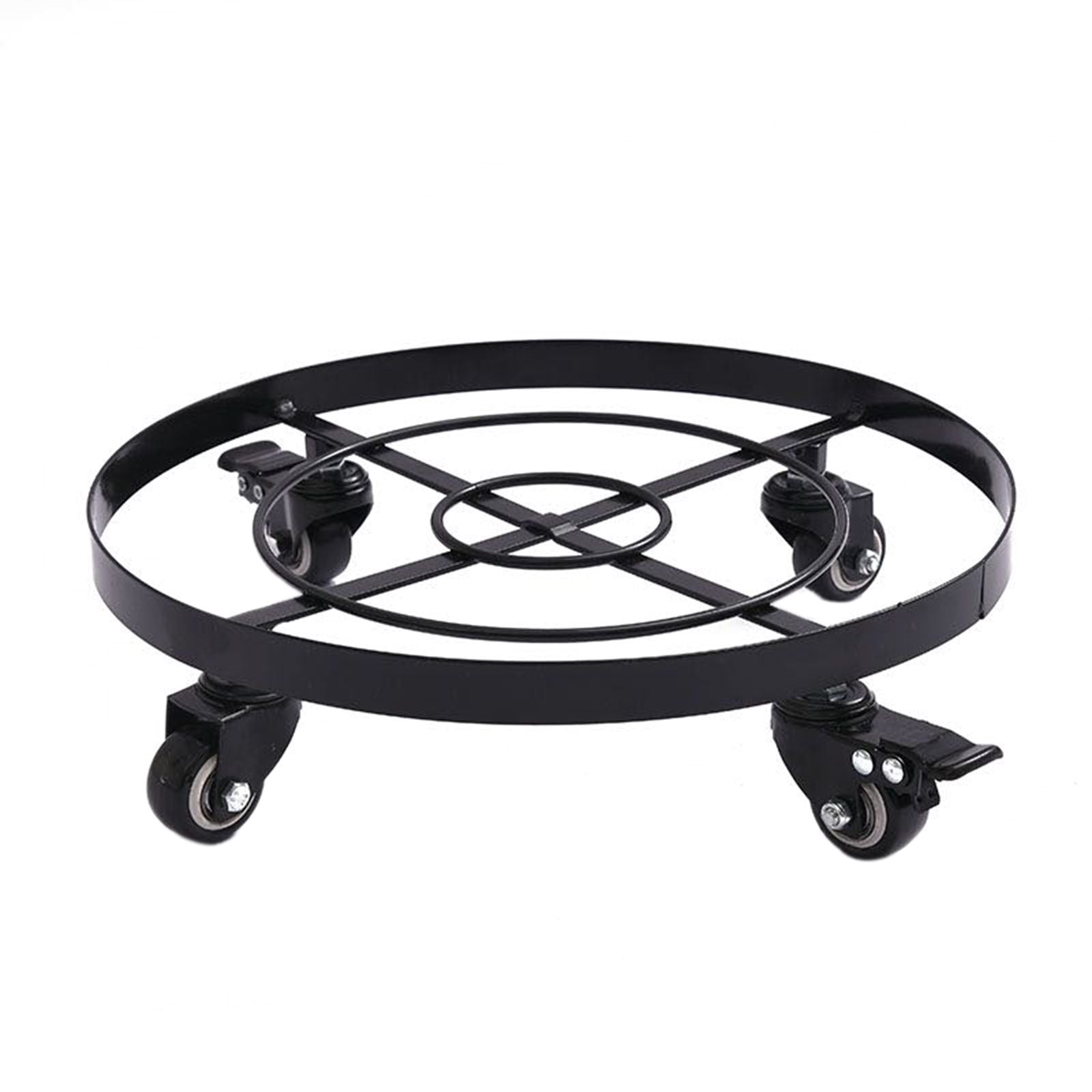 Mobile Flower Stand with Universal Wheels Metal Movable Flower Pot Stand Main image