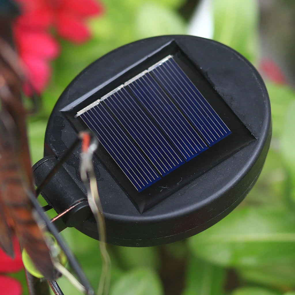 Solar Iron Lawn Lamp Waterproof Garden Stake Light Patio Decoration Landscape Light