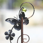Solar Iron Lawn Lamp Waterproof Garden Stake Light Patio Decoration Landscape Light