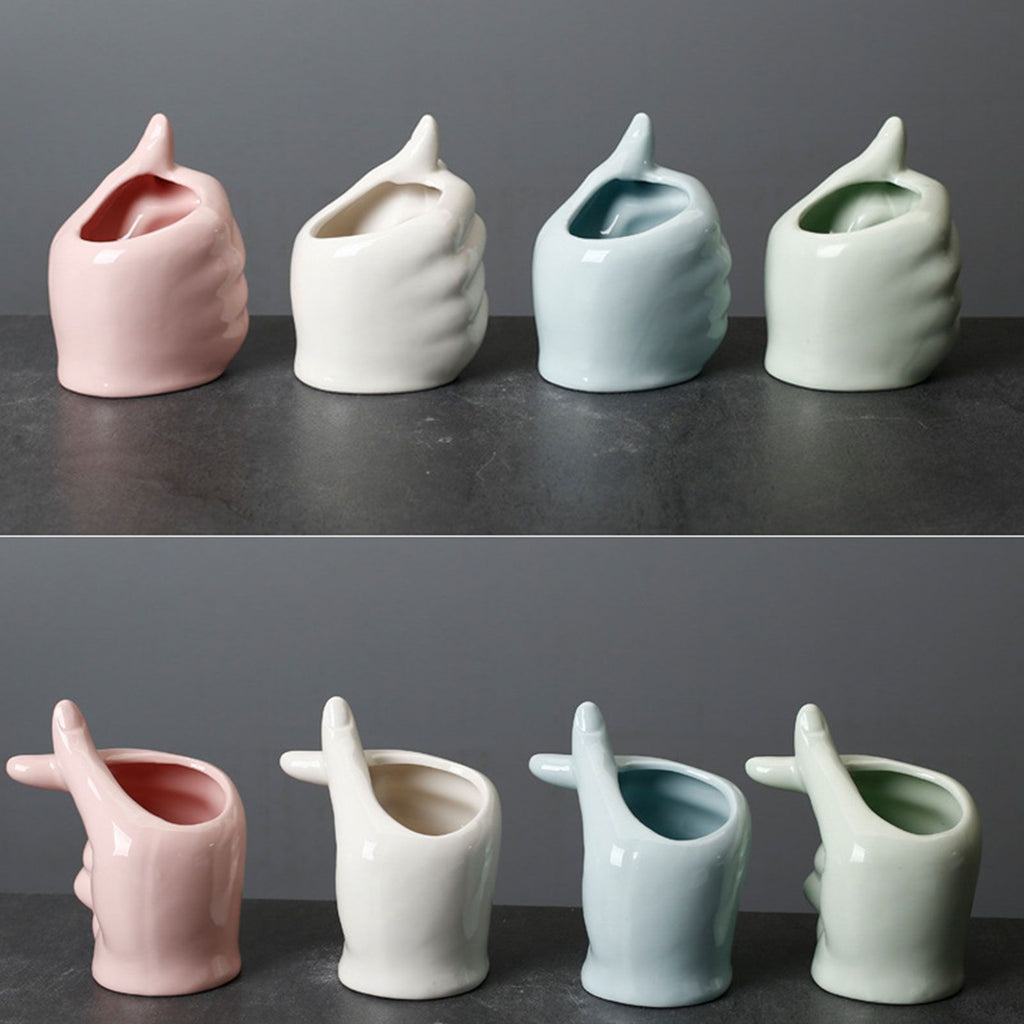 Gardening Succulent Pot Ceramic Indoor Tabletop Plant Pot Home Decoration