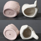 Gardening Succulent Pot Ceramic Indoor Tabletop Plant Pot Home Decoration