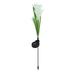 Solar Powered Flower Lights Waterproof Outdoor Solar Garden Stake Lights for Garden Patio BackyardWhite Color
