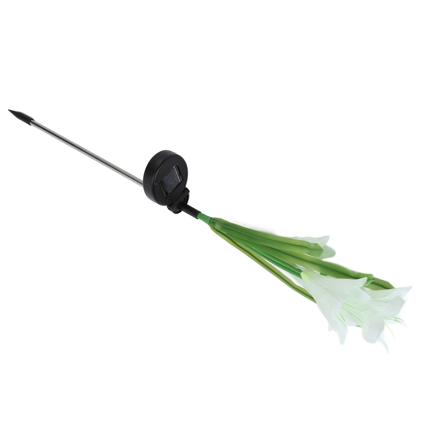 Solar Powered Flower Lights Waterproof Outdoor Solar Garden Stake Lights for Garden Patio BackyardWhite Color