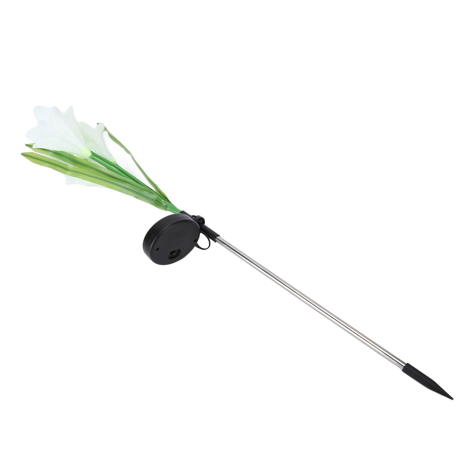 Solar Powered Flower Lights Waterproof Outdoor Solar Garden Stake Lights for Garden Patio BackyardWhite Color