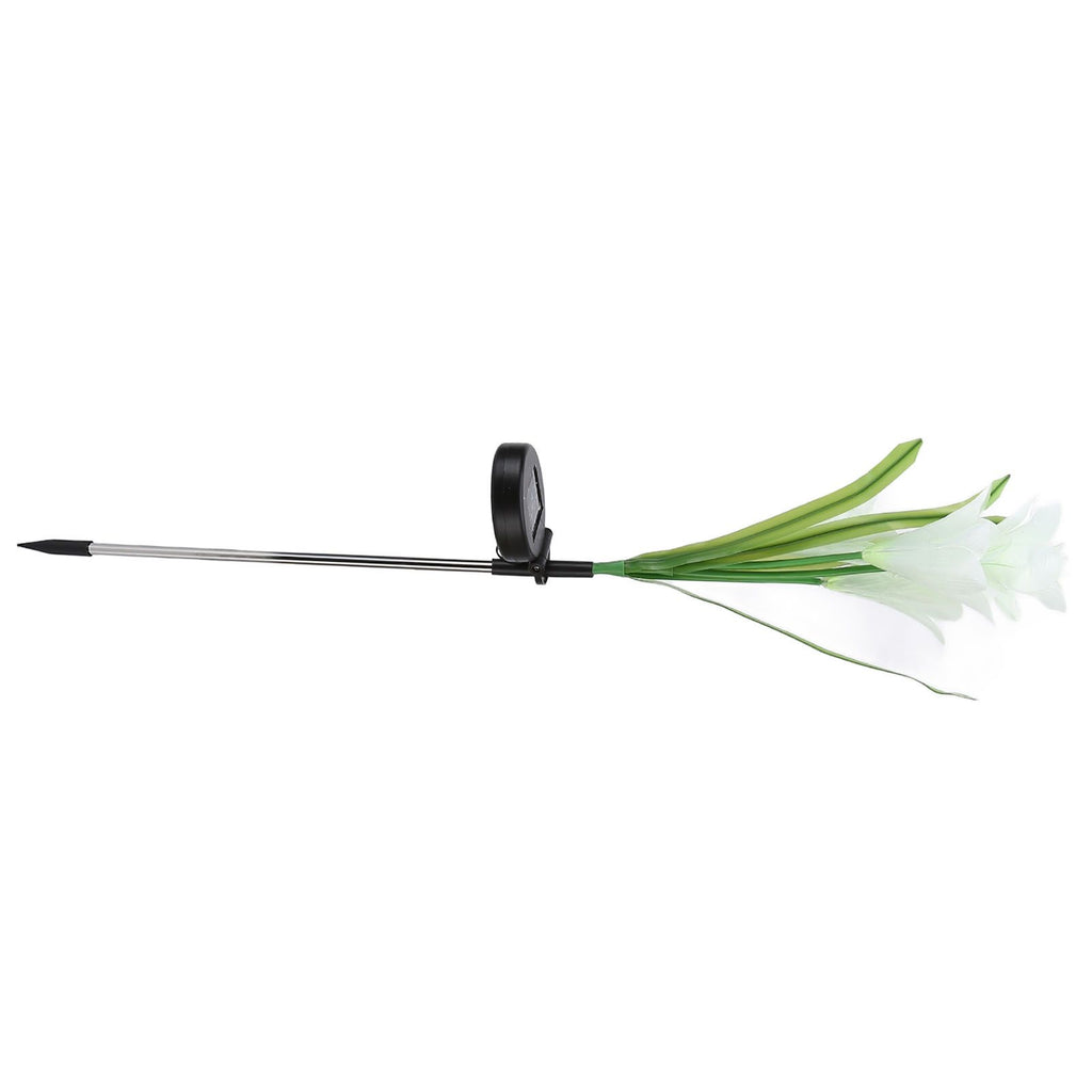 Solar Powered Flower Lights Waterproof Outdoor Solar Garden Stake Lights for Garden Patio BackyardWhite Color