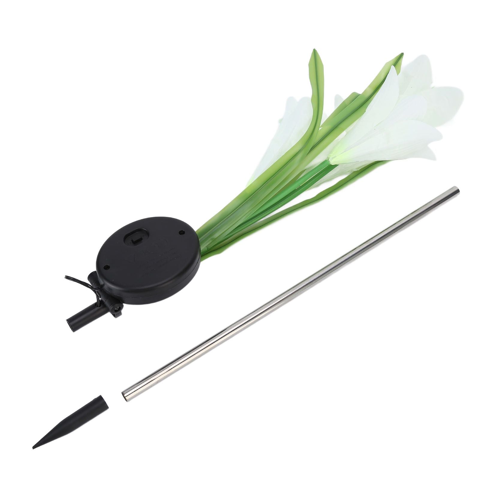 Solar Powered Flower Lights Waterproof Outdoor Solar Garden Stake Lights for Garden Patio BackyardWhite Color