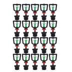 360° Hanging Rotating Refraction Nozzle Misting Sprayer Atomization Nozzle Irrigation Tool G1/2 Male Thread