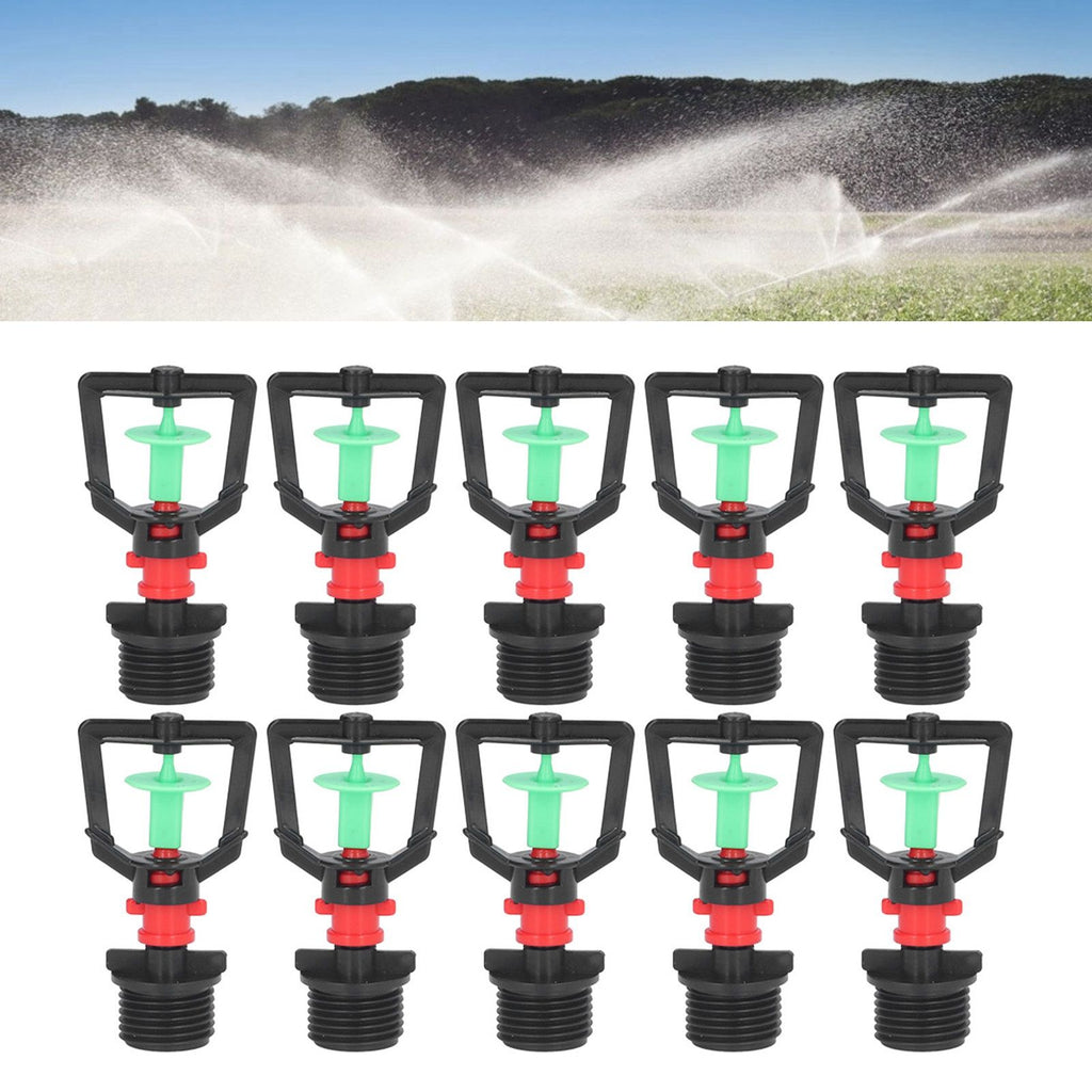 360° Hanging Rotating Refraction Nozzle Misting Sprayer Atomization Nozzle Irrigation Tool G1/2 Male Thread