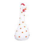 Chicken Statue Long Neck Microlandschaft Hand Crafted Resin Animal Garden Statues for Garden Yard Art DecorationWhite