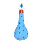 Chicken Statue Long Neck Microlandschaft Hand Crafted Resin Animal Garden Statues for Garden Yard Art DecorationBlue