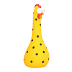 Chicken Statue Long Neck Microlandschaft Hand Crafted Resin Animal Garden Statues for Garden Yard Art DecorationYellow