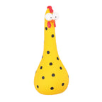 Chicken Statue Long Neck Microlandschaft Hand Crafted Resin Animal Garden Statues for Garden Yard Art DecorationYellow