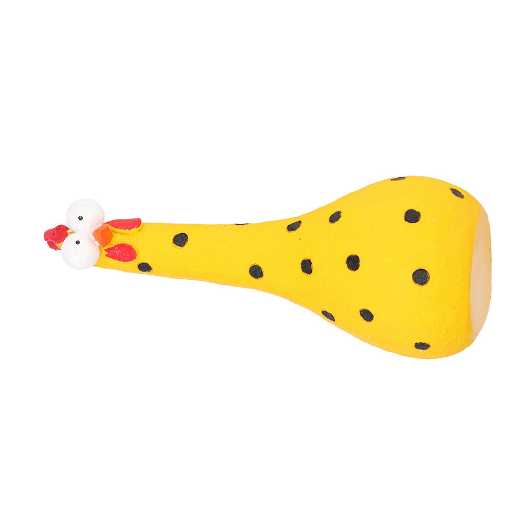 Chicken Statue Long Neck Microlandschaft Hand Crafted Resin Animal Garden Statues for Garden Yard Art DecorationYellow