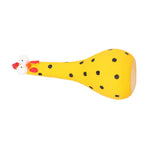 Chicken Statue Long Neck Microlandschaft Hand Crafted Resin Animal Garden Statues for Garden Yard Art DecorationYellow