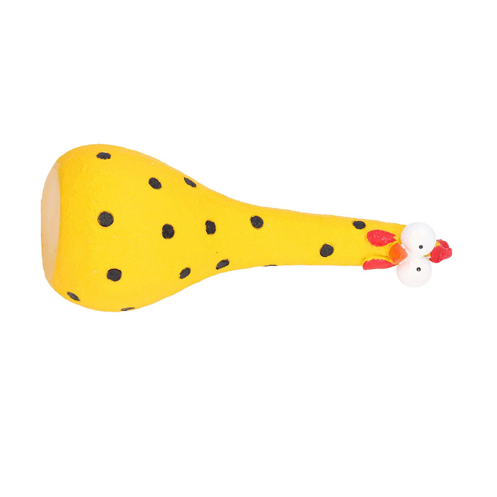 Chicken Statue Long Neck Microlandschaft Hand Crafted Resin Animal Garden Statues for Garden Yard Art DecorationYellow
