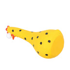 Chicken Statue Long Neck Microlandschaft Hand Crafted Resin Animal Garden Statues for Garden Yard Art DecorationYellow