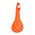 Chicken Statue Long Neck Microlandschaft Hand Crafted Resin Animal Garden Statues for Garden Yard Art DecorationOrange
