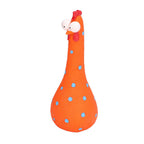 Chicken Statue Long Neck Microlandschaft Hand Crafted Resin Animal Garden Statues for Garden Yard Art DecorationOrange