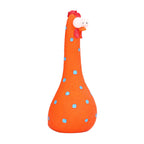 Chicken Statue Long Neck Microlandschaft Hand Crafted Resin Animal Garden Statues for Garden Yard Art DecorationOrange