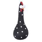 Chicken Statue Long Neck Microlandschaft Hand Crafted Resin Animal Garden Statues for Garden Yard Art DecorationBlack