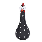 Chicken Statue Long Neck Microlandschaft Hand Crafted Resin Animal Garden Statues for Garden Yard Art DecorationBlack