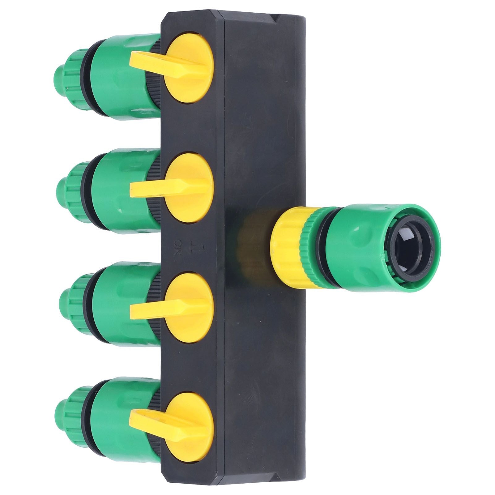 Water Hose Splitter ABS Material 4 Way Stainless Durable Garden Irrigation Faucet Splitter for Patio Farm