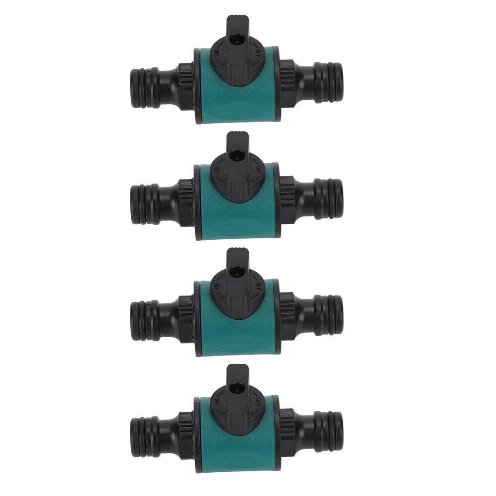 4pcs Hose Quick Connector Plastic Leakage Proof Dual Head Garden Hose Adapter for Irrigation System