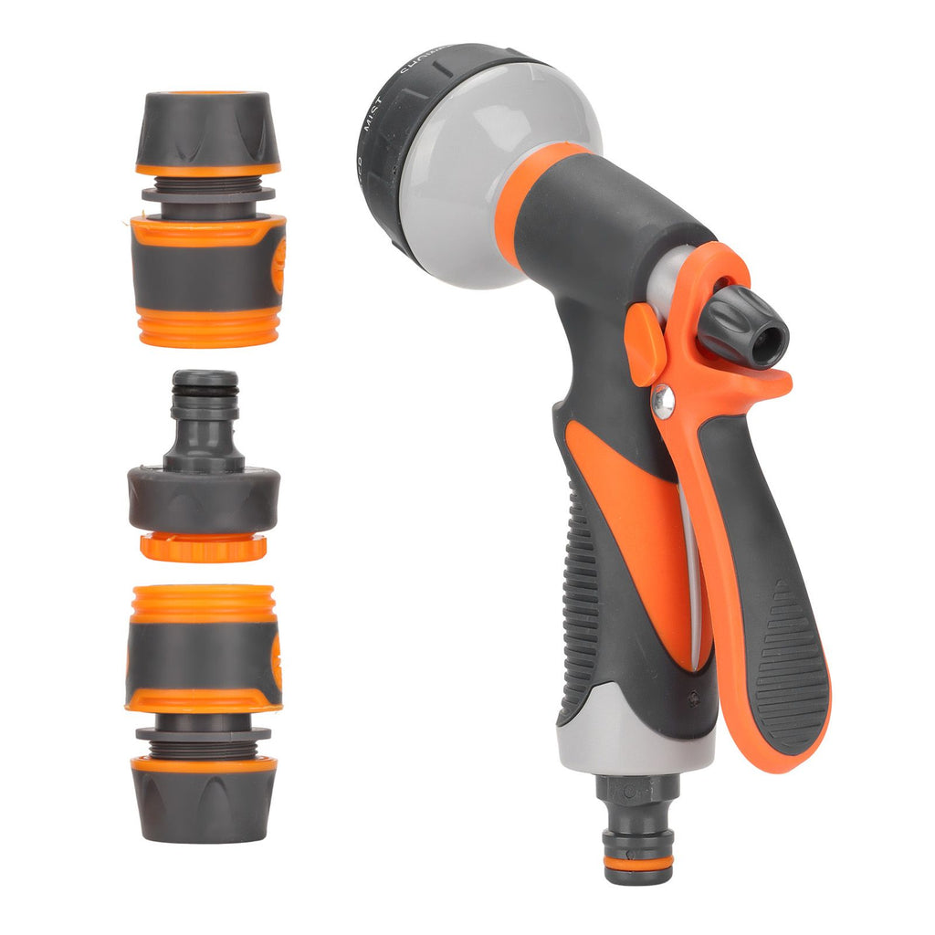 Garden Hose Nozzle Adjustable Ergonomic Tool Free Water Hose Nozzle Sprayer for Outdoor Car Washing Garden Irrigation