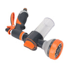 Garden Hose Nozzle 8 Spray Pattern Hose Hand Sprayer for Flowers Watering Car Wash Pet Shower