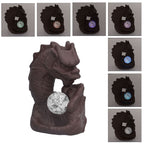 Smoke Waterfall Backflow Incense Burner Ceramic Incense Holder Dragon Aroma Burner Home Decoration Ornament