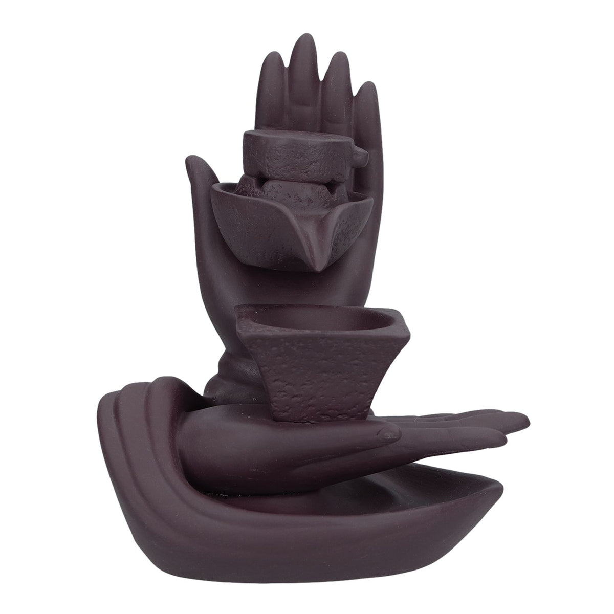 Backflow Incense Burner Smoke Waterfall Ceramic Incense Holder Aroma Burner Home Ornament for Bedroom Decoration