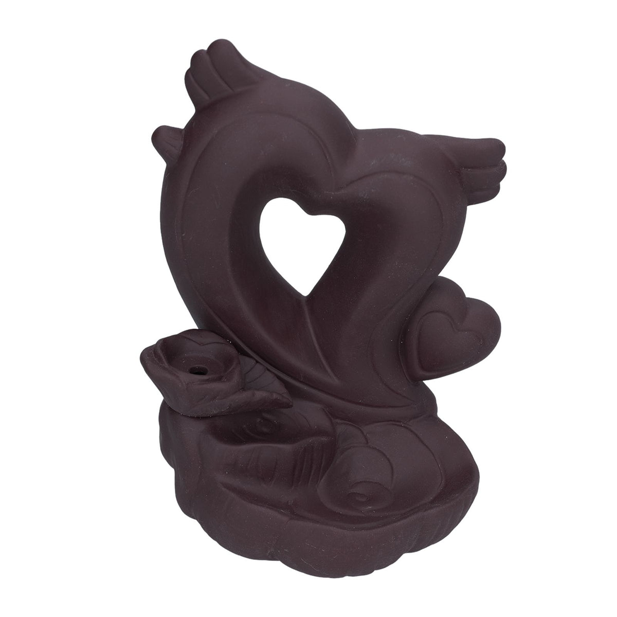 Backflow Incense Burner Smoke Waterfall Aroma Burner Ceramic Incense Holder Ornament for Home Office Decoration