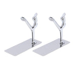 2Pcs Metal Book Ends Unique Men Design Simple Fashionable Decorative Bookends for Home Office Bar Restaurant