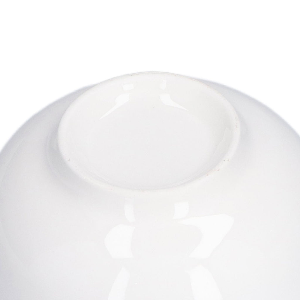 4PCS 6in Soup Bowl White Ceramic Noodle Bowl Eco Friendly Rice Bowl for Kitchen Restaurant