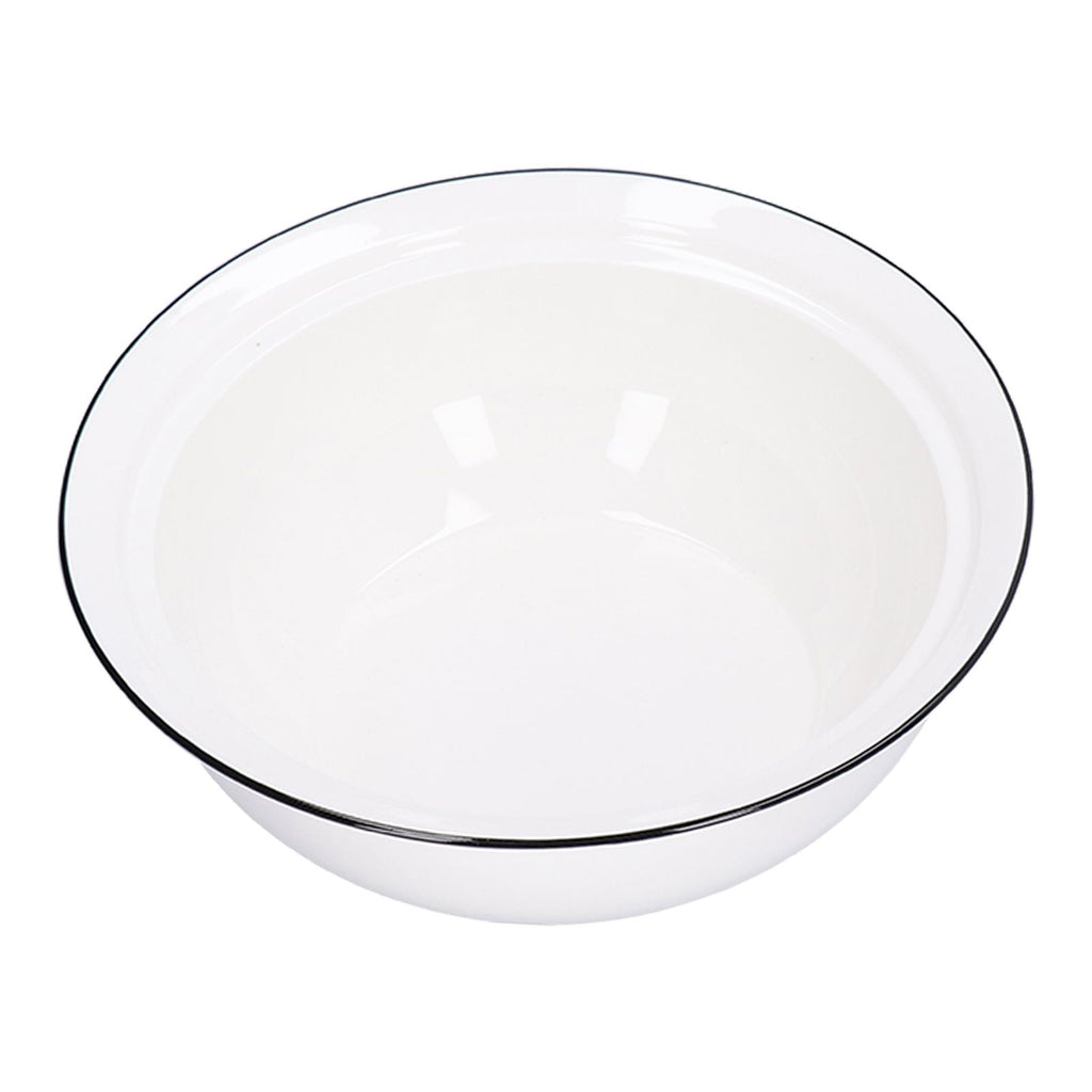 9in Soup Bowl with Lid Large Capacity 1500ml Stew Bowl Harmless White Ceramic Kitchen Bowl