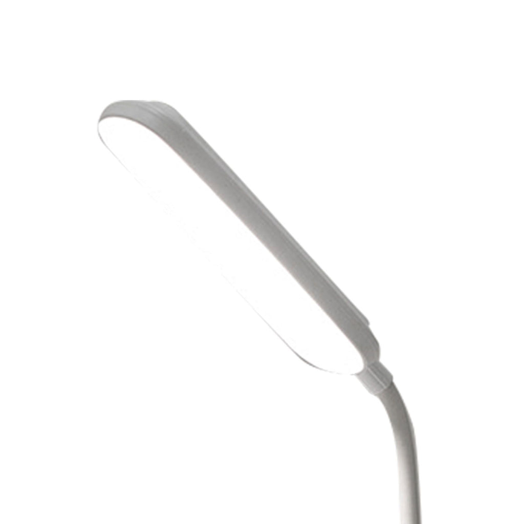 LED Desk Lamp Touch Control Three Level Color Temperature Stepless Dimming USB Charging Table Lamp White
