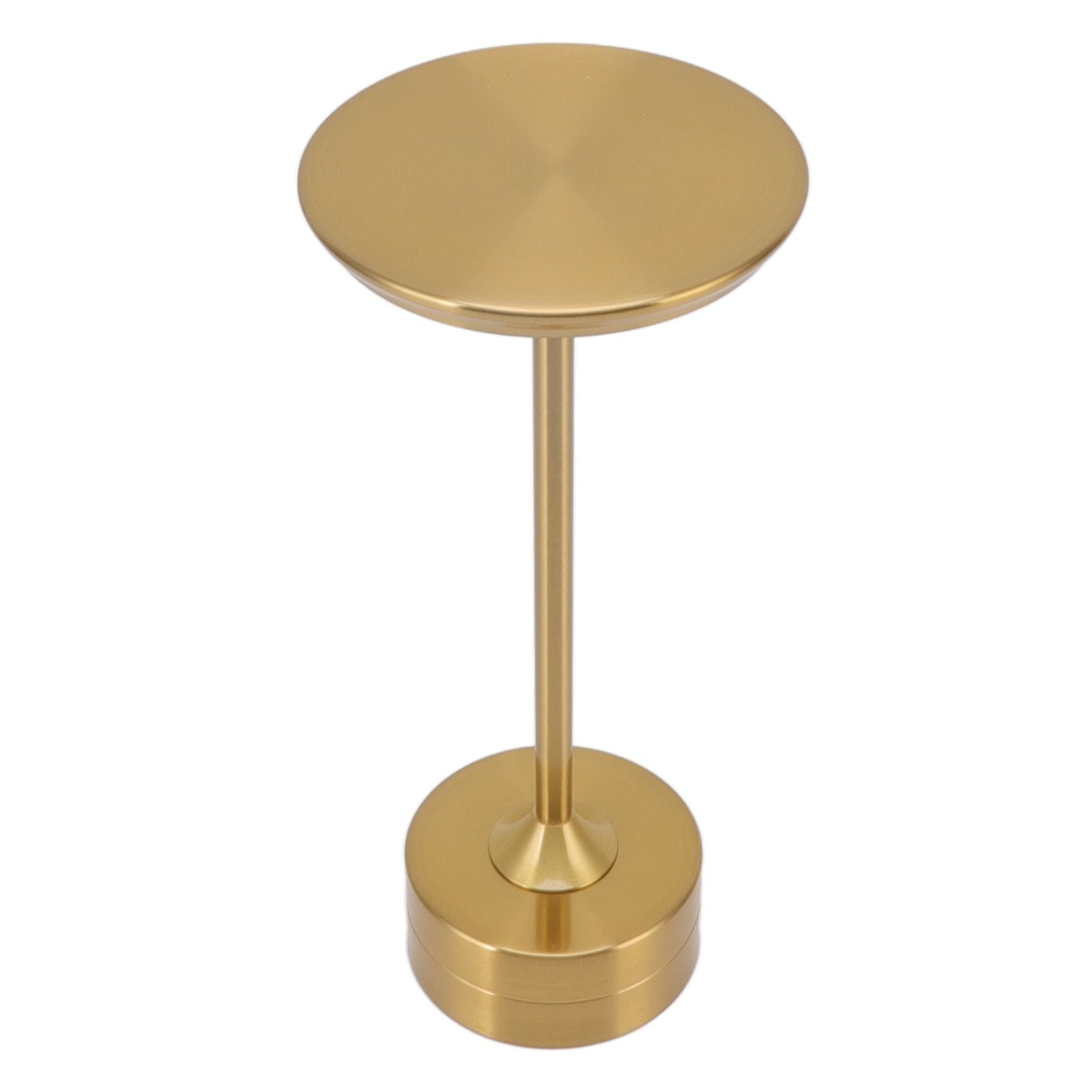 Cordless Table Lamp Rechargeable 2000mAh 3 Levels Brightness Portable USB C LED Metal Bedside Lamp Gold