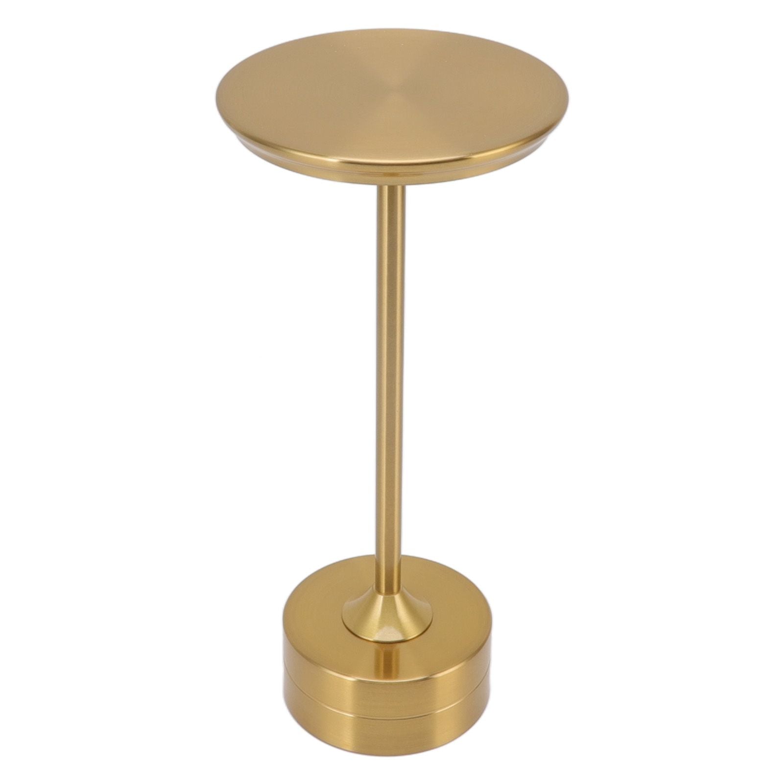 Cordless Table Lamp Rechargeable 2000mAh 3 Levels Brightness Portable USB C LED Metal Bedside Lamp Gold