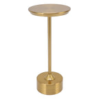 Cordless Table Lamp Rechargeable 2000mAh 3 Levels Brightness Portable USB C LED Metal Bedside Lamp Gold